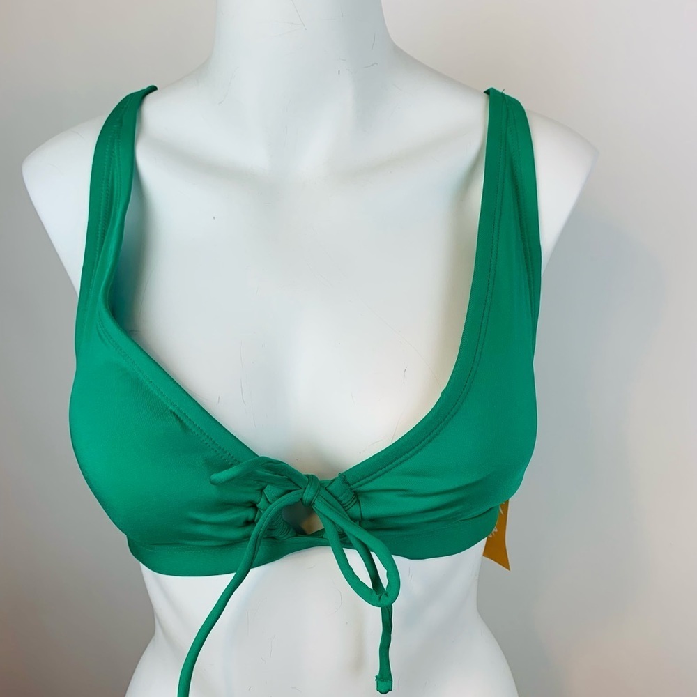 NWT- Kona Sol Criss Cross Back Bikini Top- M